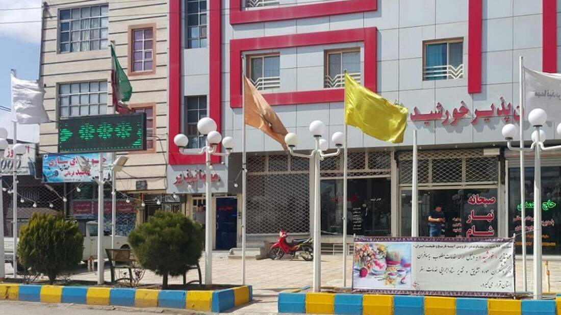 مهمانسرا خورشید تاکستان نمای بیرونی