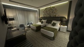 هتل مجلل چهار باغ اصفهان اتاق دو تخته تویین