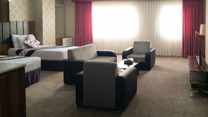 هتل آپارتمان حریرستان مشهد اتاق دو تخته تویین