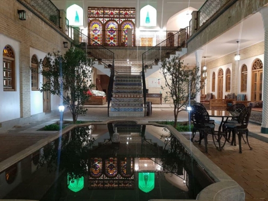 اقامتگاه سنتی سهروردی اصفهان فضای داخلی اقامتگاه 4